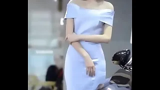 Sexy Cut up Desperate to Pee but to Smile